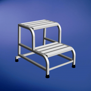 SGABELLO FISSO PROFESSIONALE PER ACCEDERE A SCAFFALI
